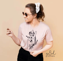 Load image into Gallery viewer, Peace Wild Flower Tshirt
